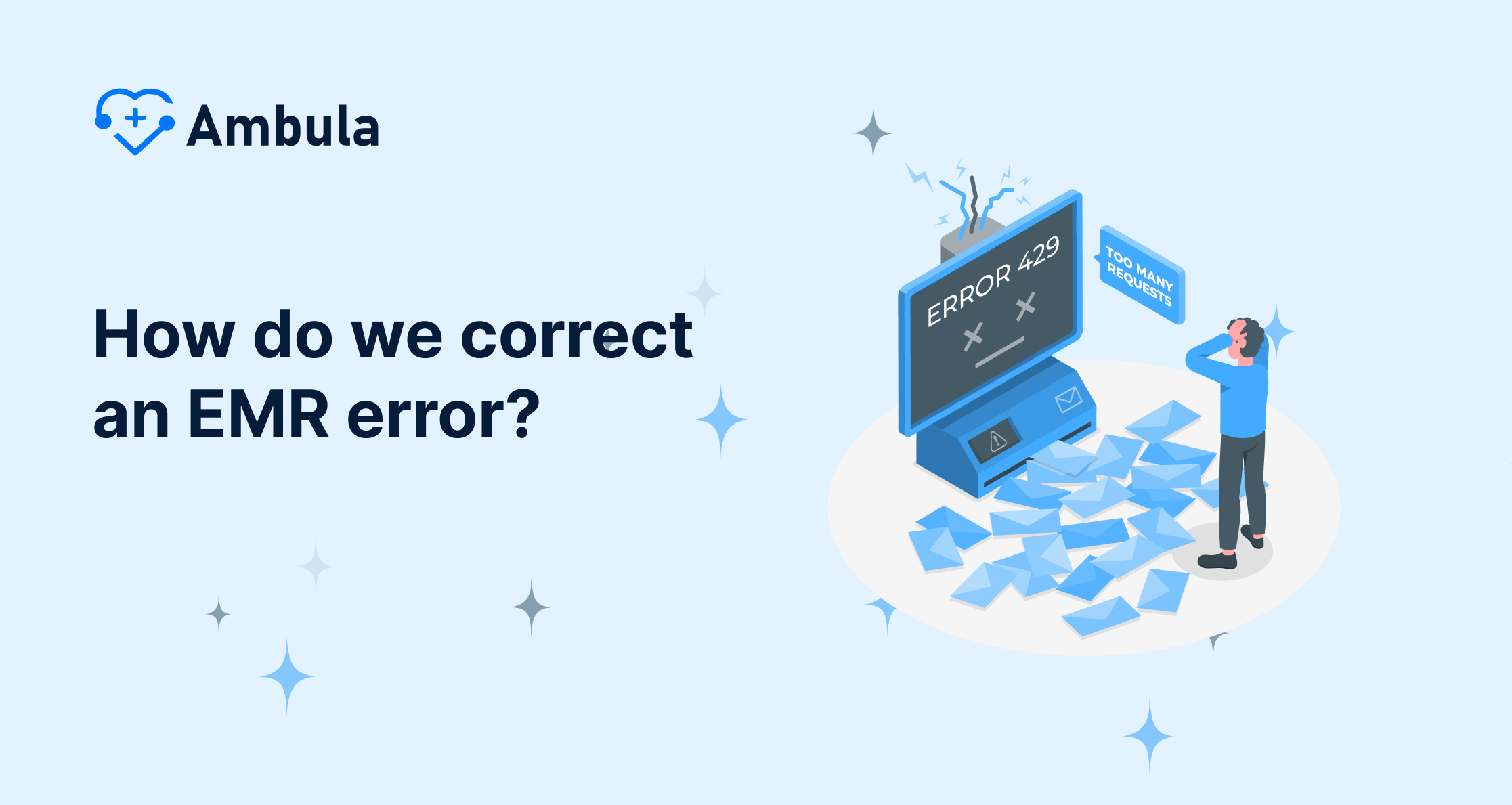 How do we correct an EMR error?