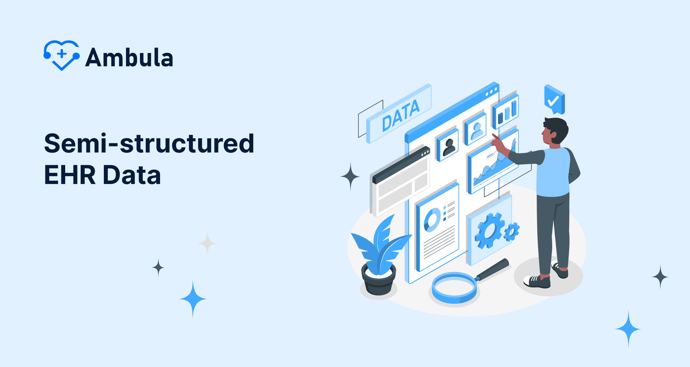 Semi-Structured EHR Data: Blending Organized and Free-Text Information